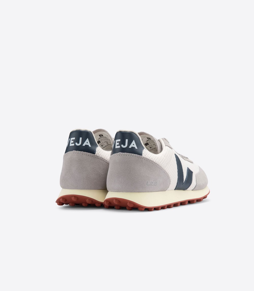 Tenis Veja Hombre - Rio Branco Hexamesh Gravel - Grises/Blancos/Azules - 271UXCBEA